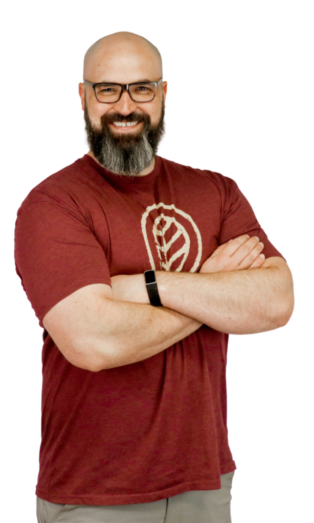 man smiling about his quality of leads